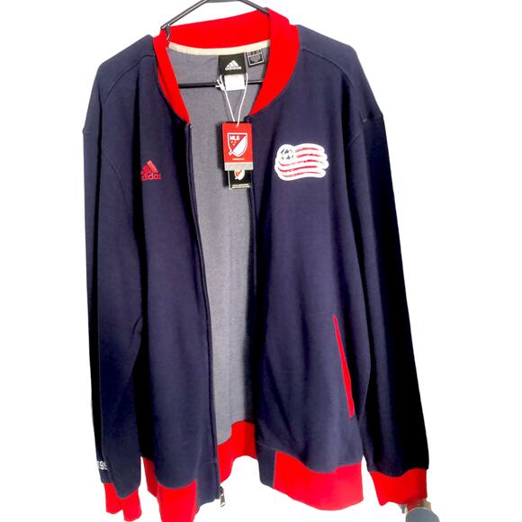 New England Revolution XL Adidas Jacket - New & Unused w/ Tags - Picture 2 of 13